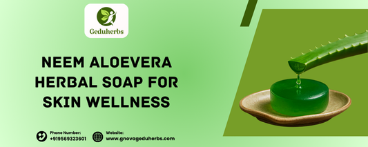 Neem Aloevera Herbal Soap For Skin Wellness : Geduherbs
