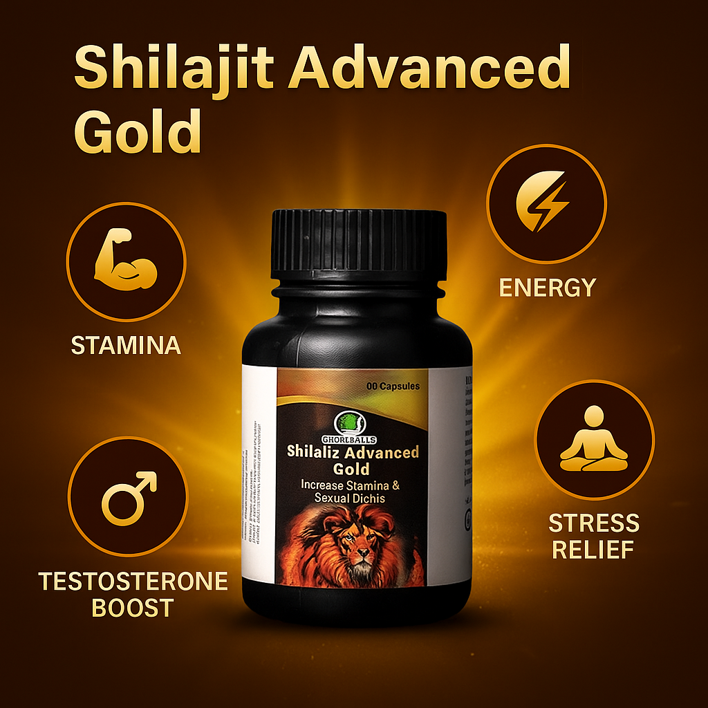 Shilajit Advanced Gold Capsules – Boost Strength, Stamina & Vitality Naturally