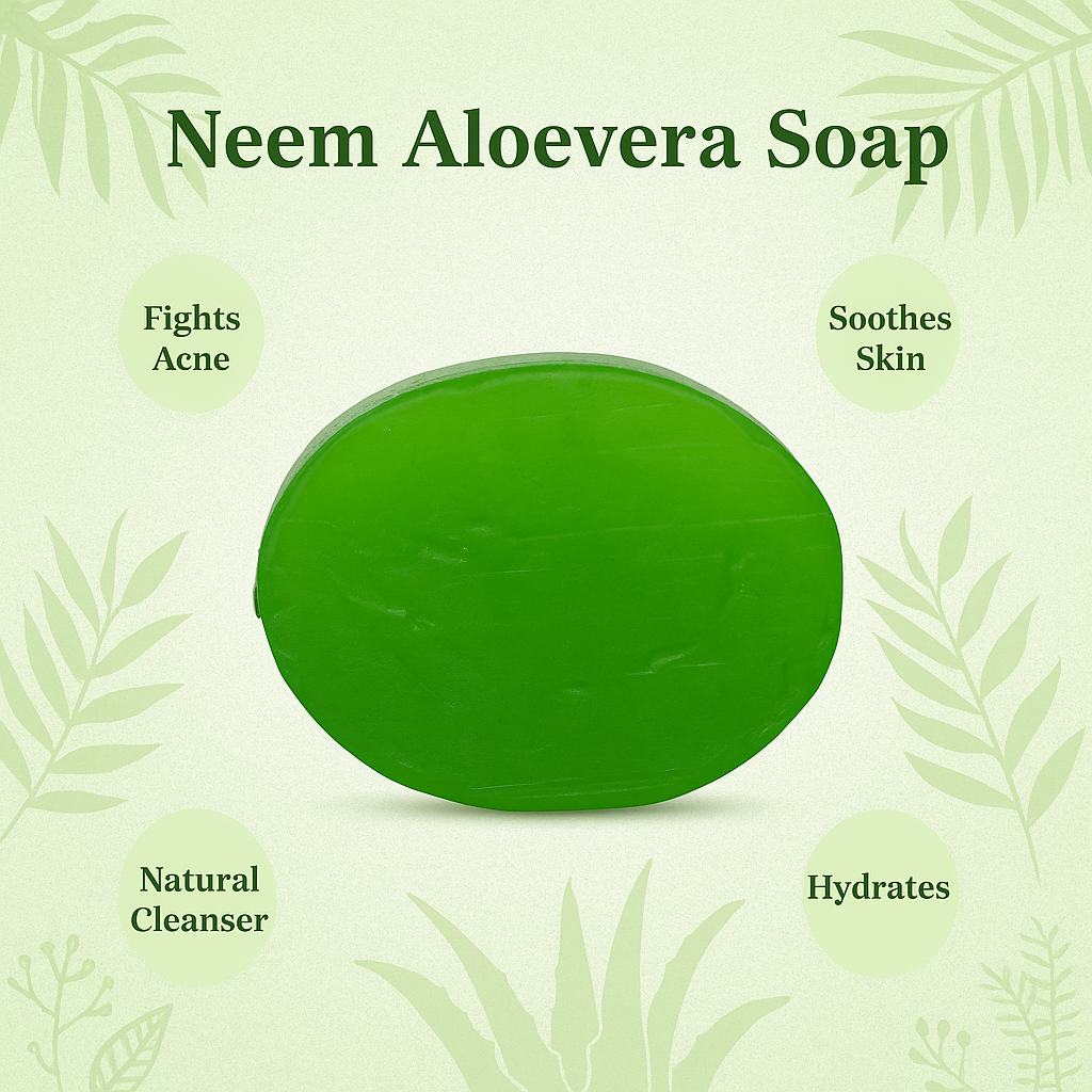 Neem Aloe Vera Soap – Natural Cleansing & Skin Care Solution