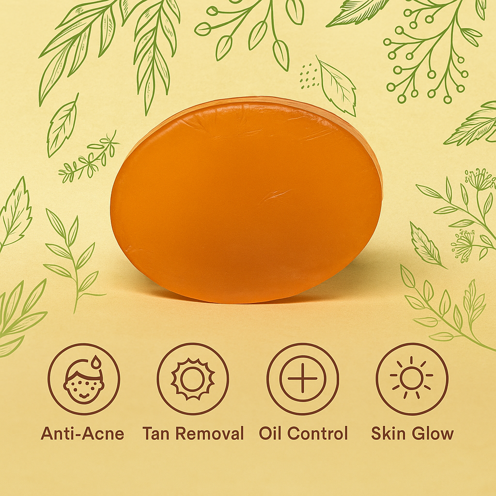Haldi Chandan, Aloe Vera & Multani Mitti Soap – Ayurvedic Glow & Skin Detox Formula
