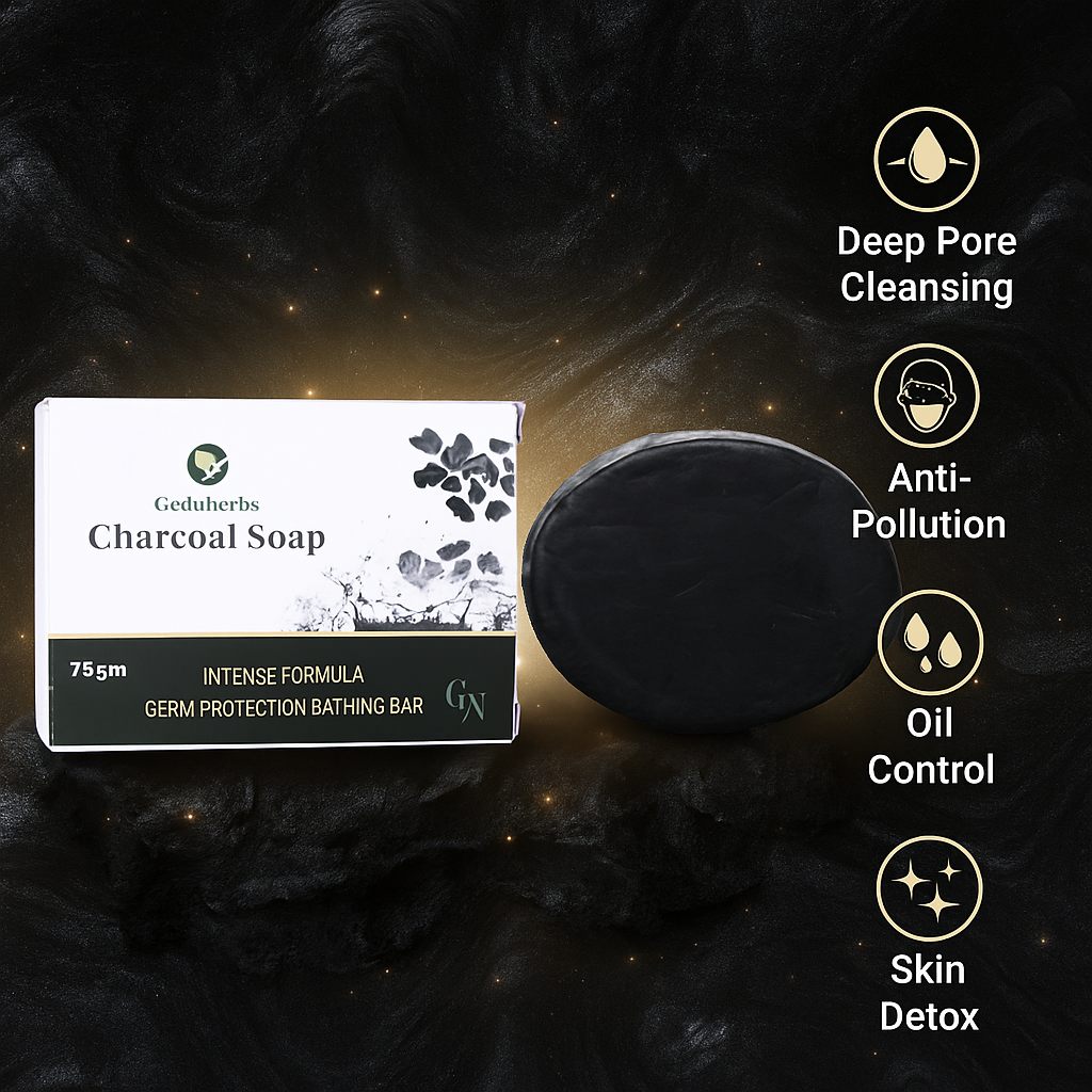 Activated Charcoal Soap – Deep Detox, Oil Control & Skin Purification