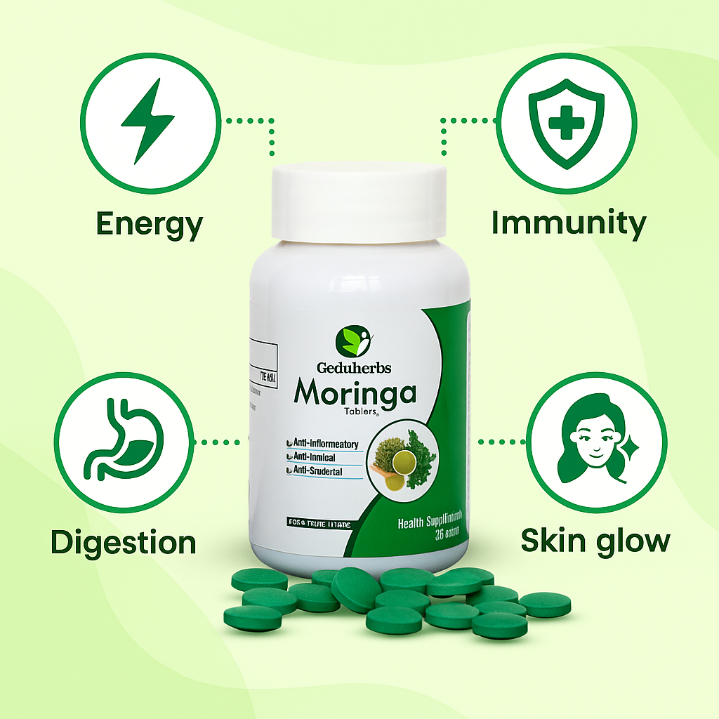 Moringa Tablets – Natural Superfood for Energy, Immunity & Overall Wellness