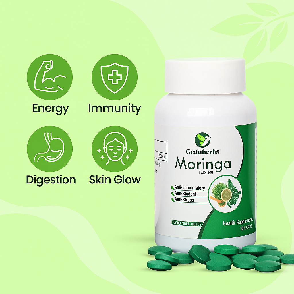 Moringa Tablets – Natural Superfood for Energy, Immunity & Overall Wellness