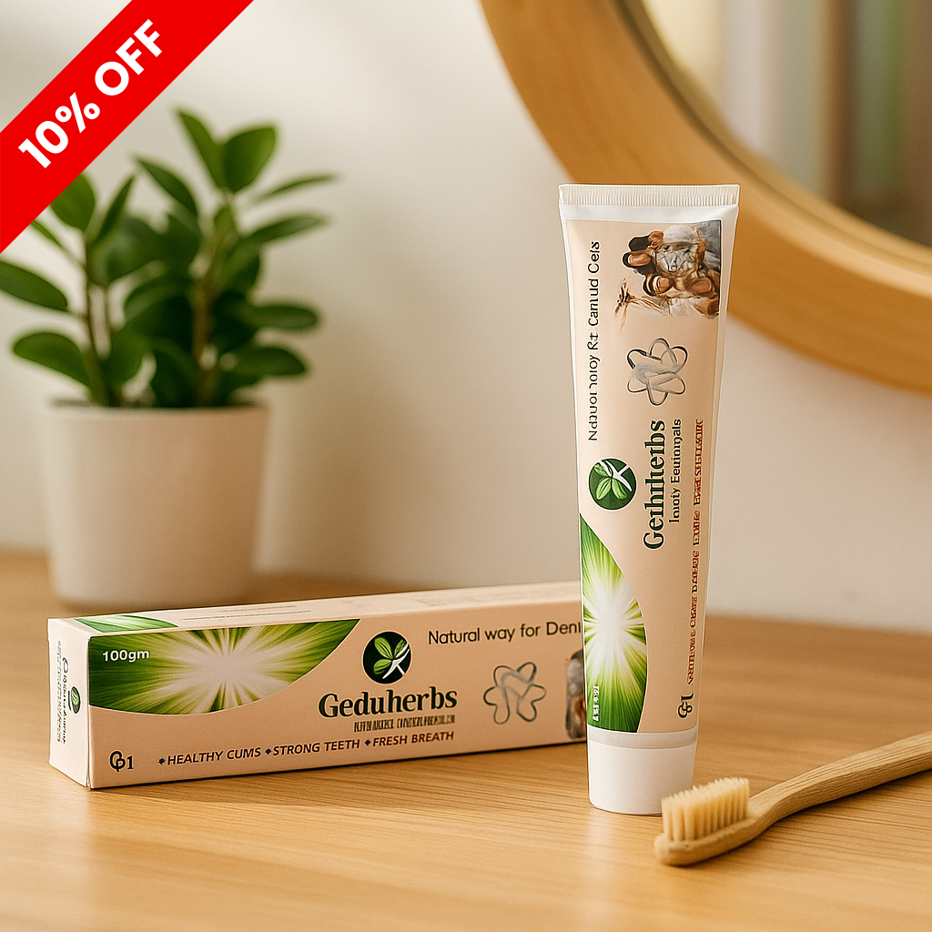 Ayurvedic Herbal Toothpaste Pack of 2 | Geduherbs