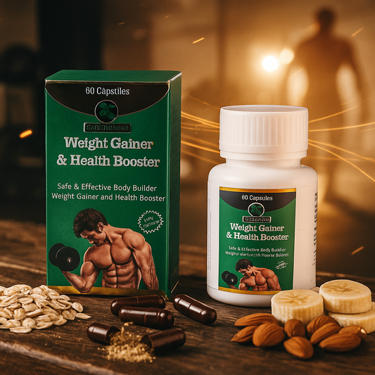 Weight Gainer & Health Booster Capsules – Build Mass, Boost Energy, Stay Fit Naturally