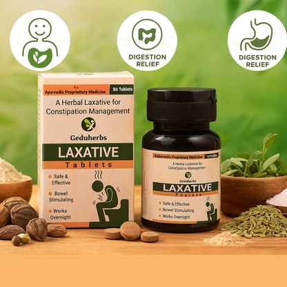 Laxative Tablets – Natural Ayurvedic Relief for Constipation & Digestive Discomfort