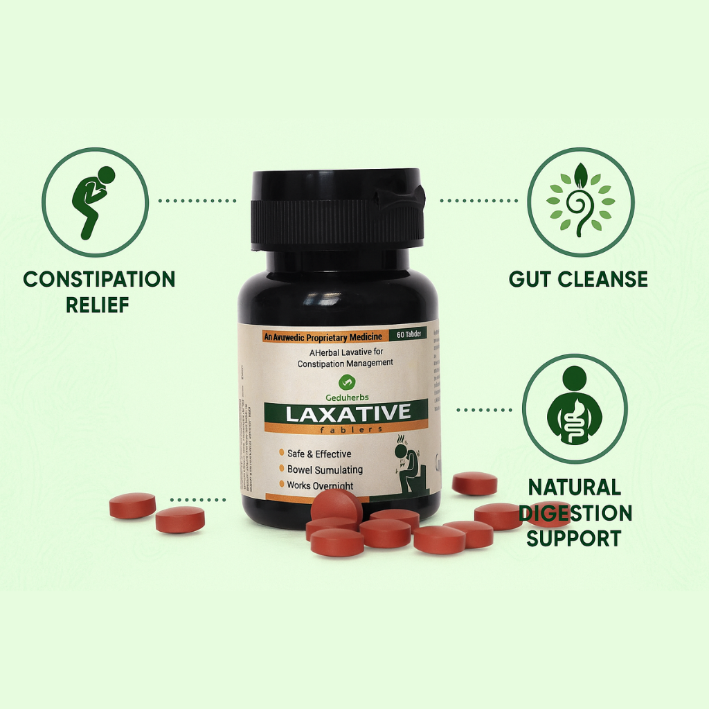 Laxative Tablets – Natural Ayurvedic Relief for Constipation & Digestive Discomfort