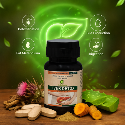 Liver Detox Tablets – Natural Ayurvedic Cleanse for Liver Health