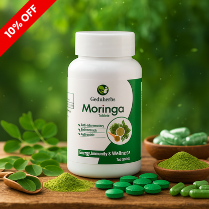 Herbal Moringa Tablets for Daily Wellness | Geduherbs
